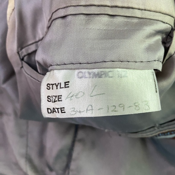 VINTAGE 80’s Magee Irish Donegal Tweed Gray 100% Wool Tweed Sport Coat SZ 40L - Picture 5 of 11